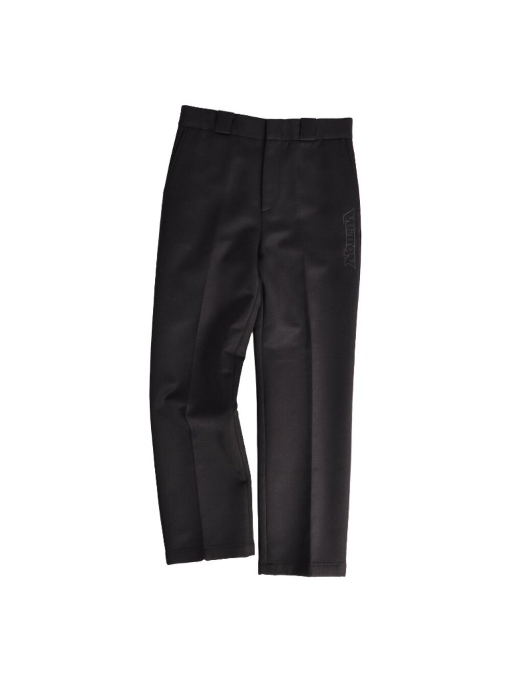 Louis Vuitton Pants Long Logo Cotton Wool Black 38